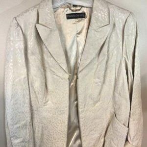 Pamela McCoy White Leopard Print